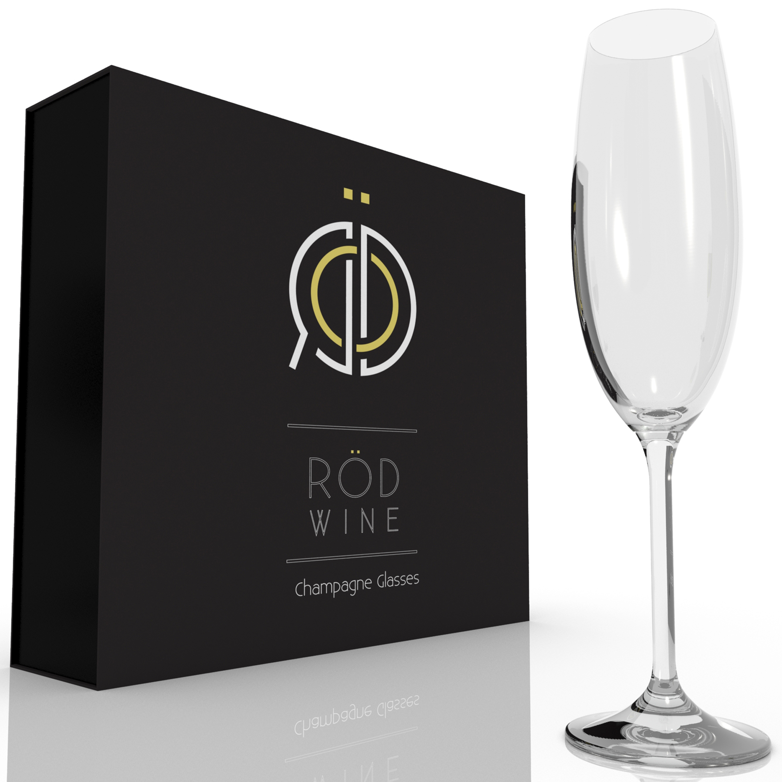 RÖD Wine - Champagne Glasses