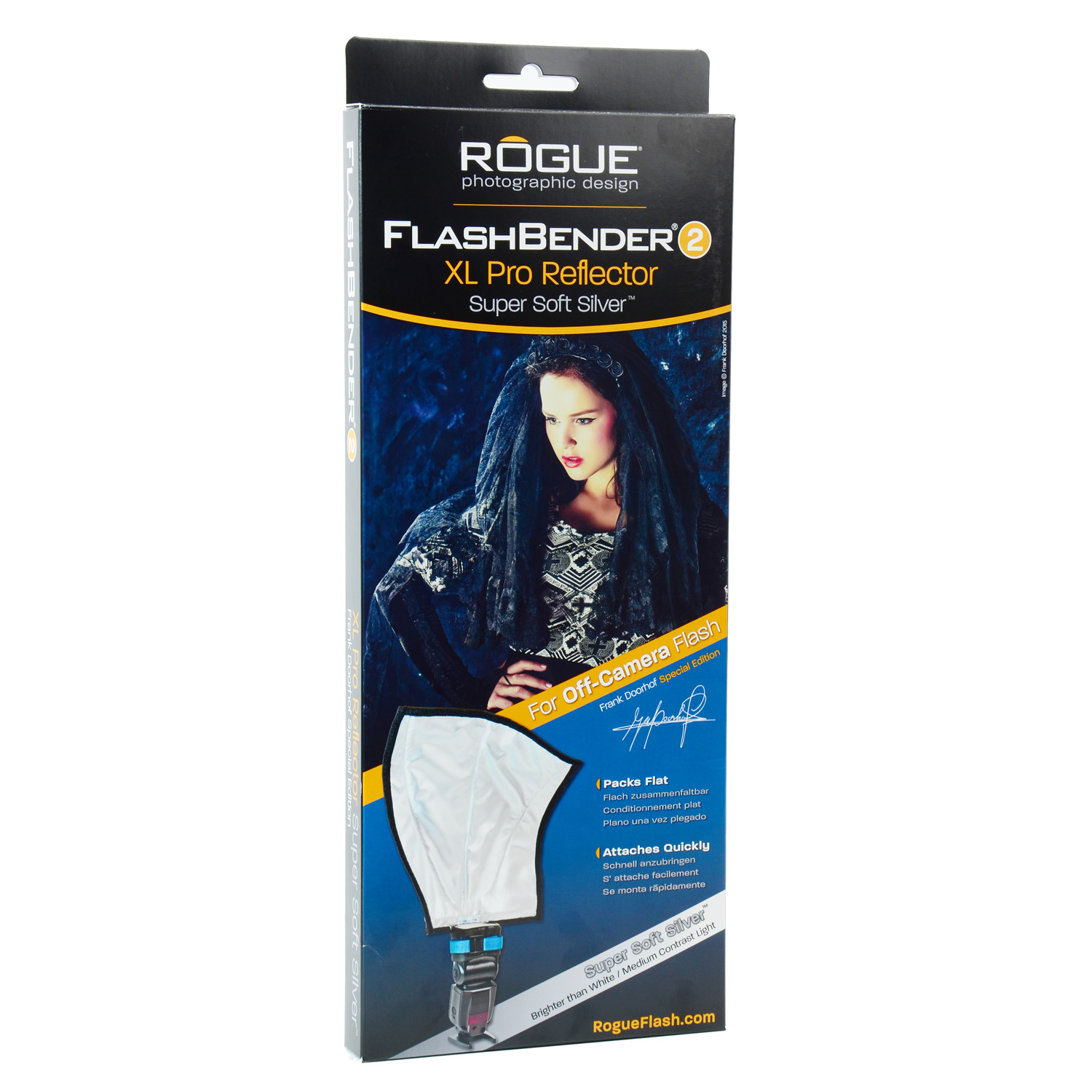 FlashBender 2 XL Pro Super Soft Silver Reflector - Frank Doorhof Special Edition