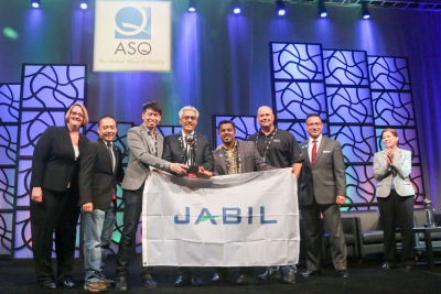 Two Teams from Jabil Circuits were awarded silver-level status, the highest level awarded this year, in ASQ's International Team Excellence Awards process.