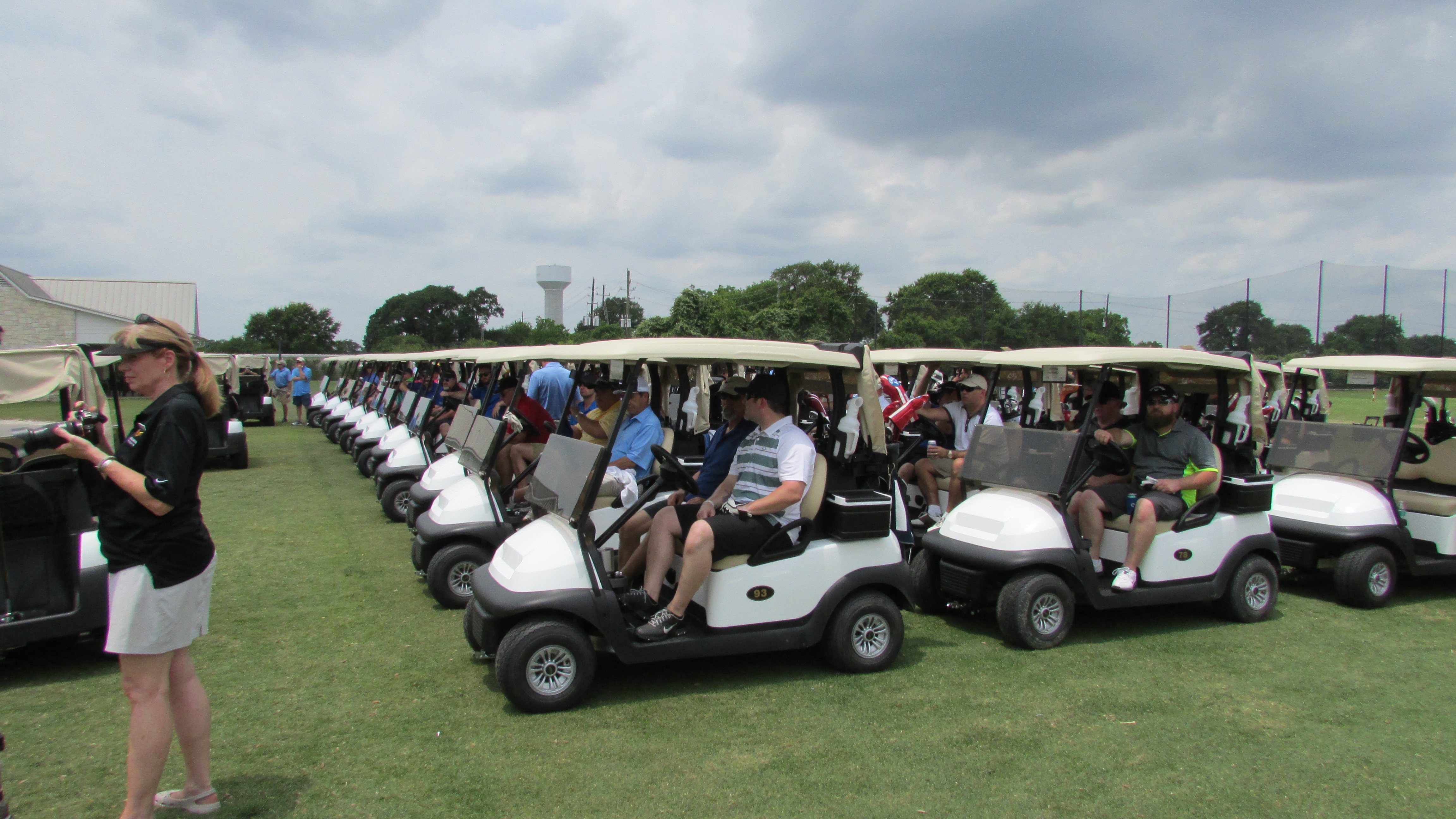 The 54 teams ready to tee off at the North Cypress Medical Center 9th Annual Golf Tournament.