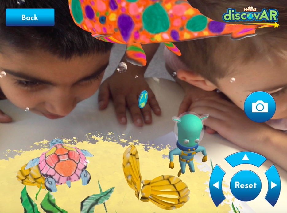 Bring your coloring to life in 4D with discovAR.co.uk