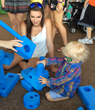 At the These Kids Can Play! charity event hosted by The PGA TOUR Wives Association, kids with disabilities were able to play and build with Imagination Playground blocks.