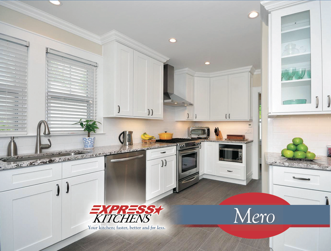 Express Kitchens adds 'Mero' to their line of fine kitchen cabinets.