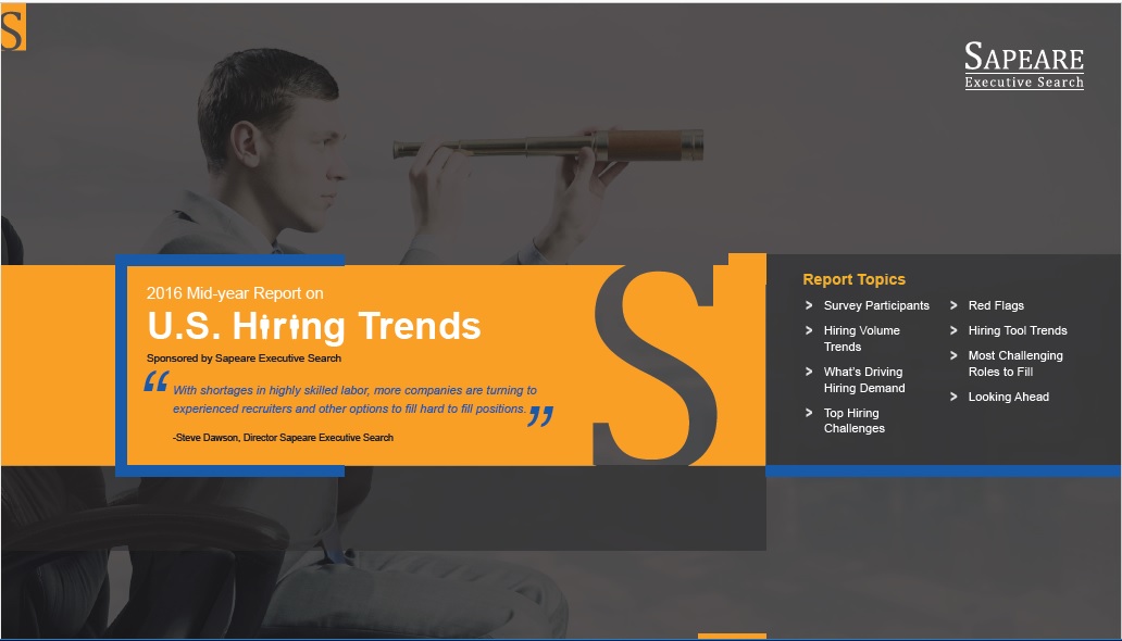 2016 Sapeare Hiring Trends Report