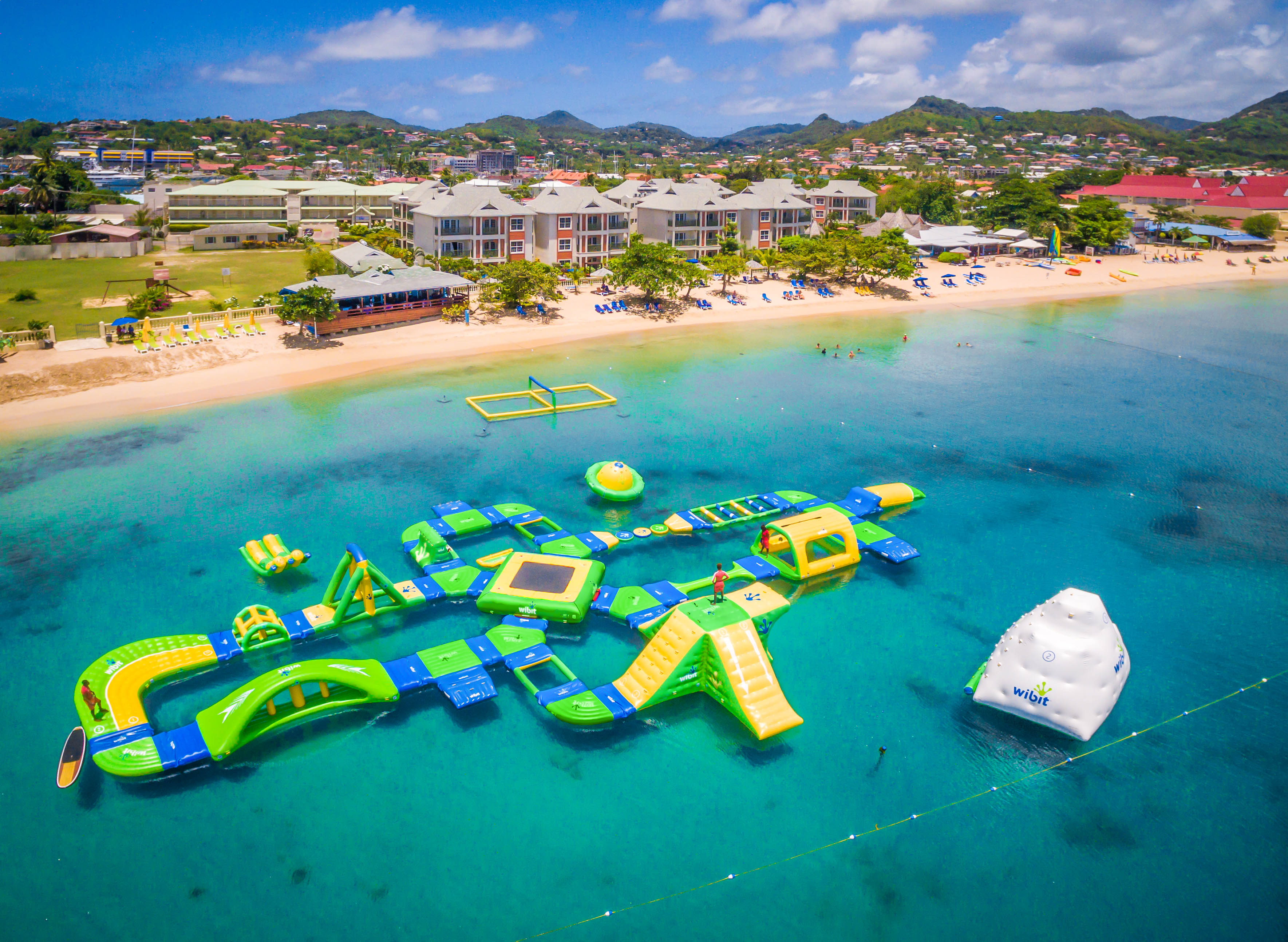 Splash Island Water Park Aerial View 3