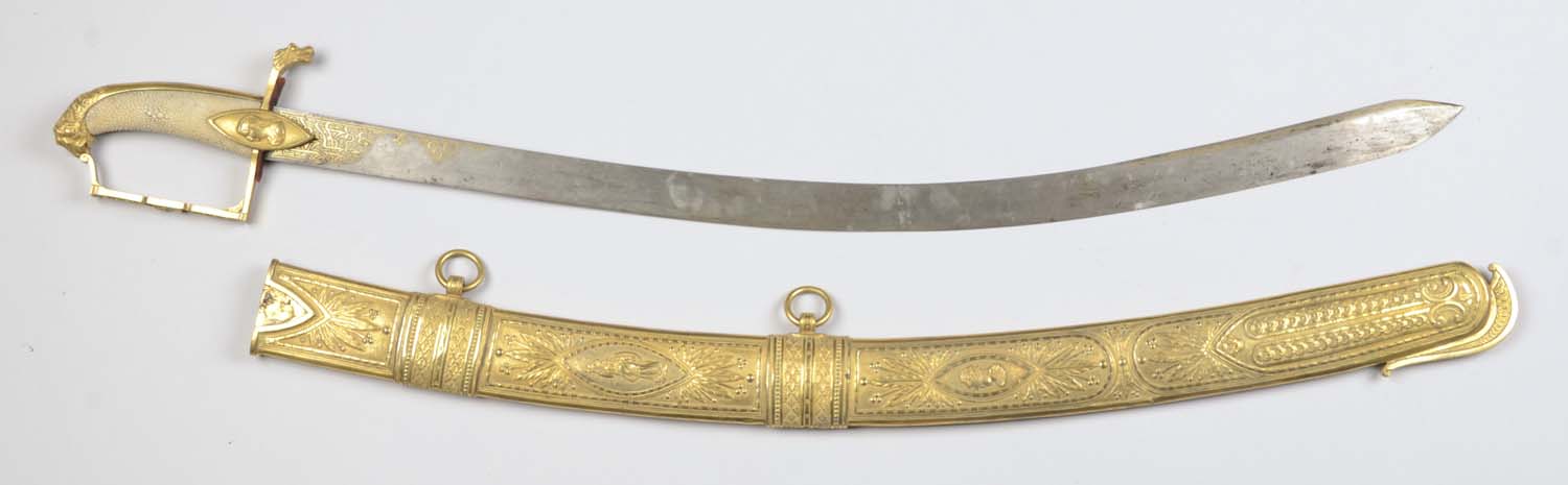 English Made Deluxe Indo-Persian Officer’s Sword, lot 786