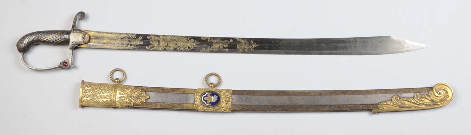 English Napoleonic Era Officer's Sword & Scabbard, lot 793