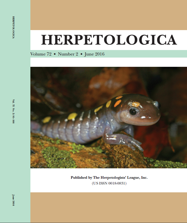 Herpetologica Volume 72 Issue 2 June 2016
