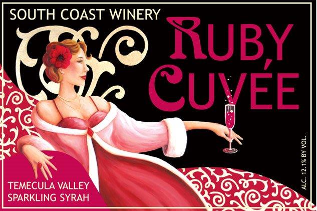 South Coast Ruby Cuvee wine label