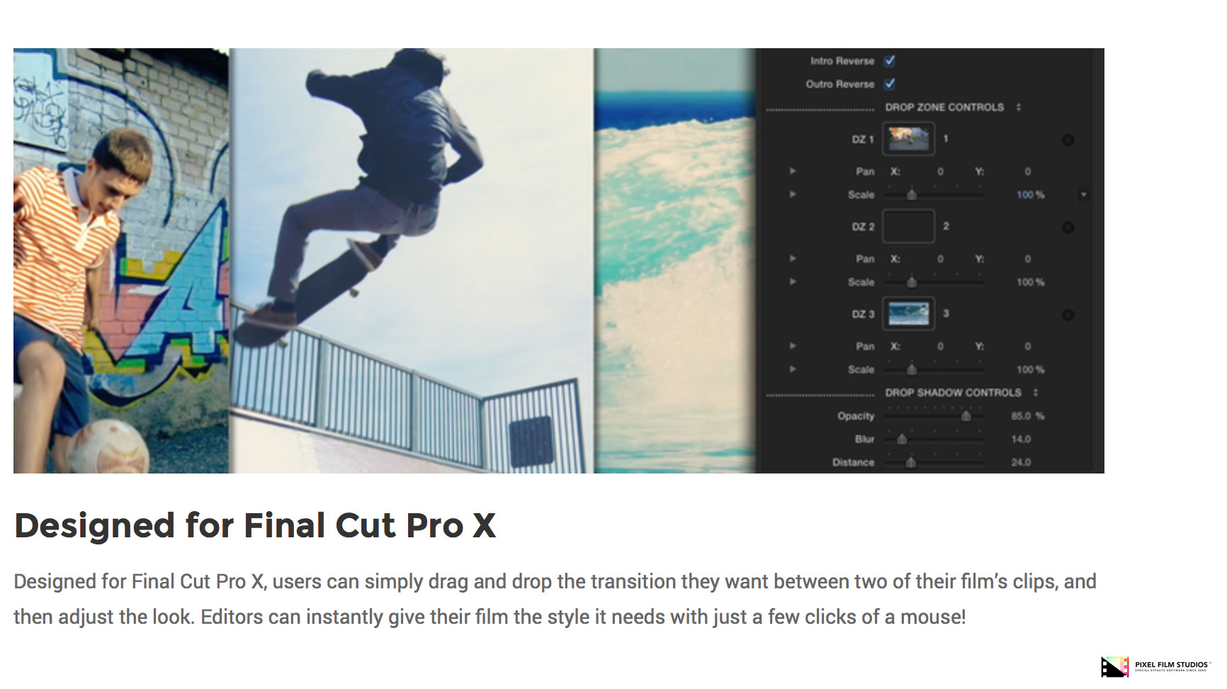 TranSlice Layers - Final Cut Pro X Plugin - Pixel Film Studios