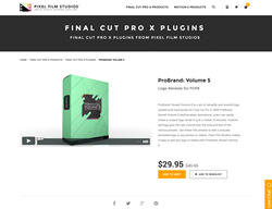 Final Cut Pro X Plugin - ProBrand Reveal Volume 5 - Pixel Film Studios