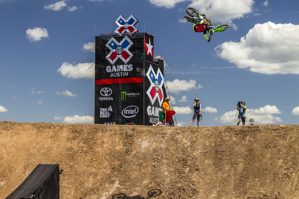 Monster Energy's Axell Hodges Takes Silver in Moto X Best Whip at X Games Austin 2016