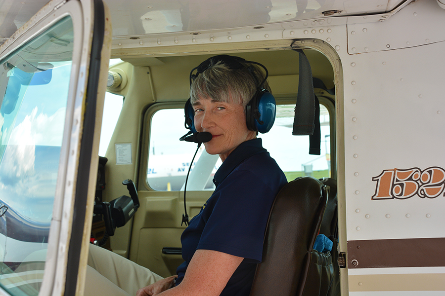 Heather Wilson, president of the South Dakota School of Mines & Technology in Rapid City, S.D., owns a Cessna 152.