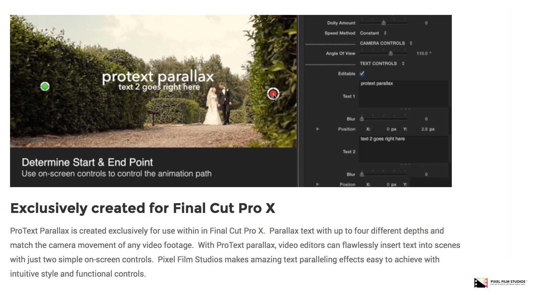 ProText Parallax - FCPX Plugin - Final Cut Pro X