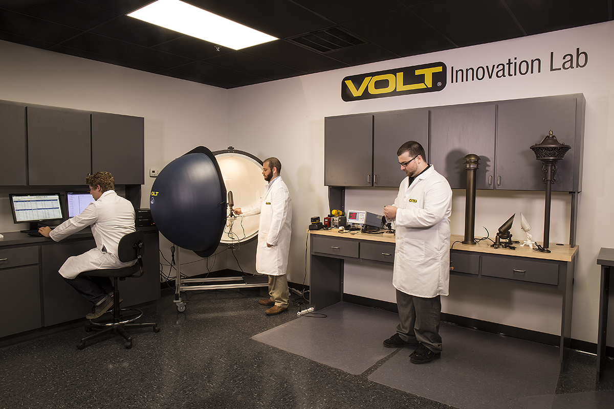 VOLT Lighting Innovation Lab - produced over 100 new products in the last year.
