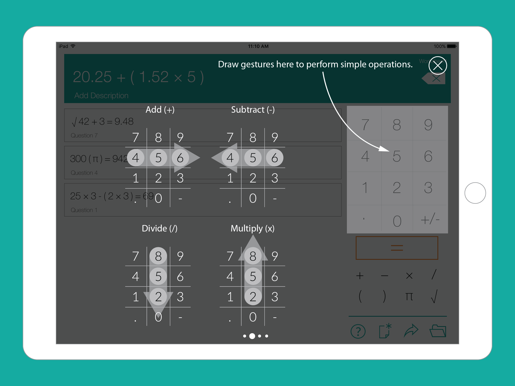 Omerus - The iPad calcultor