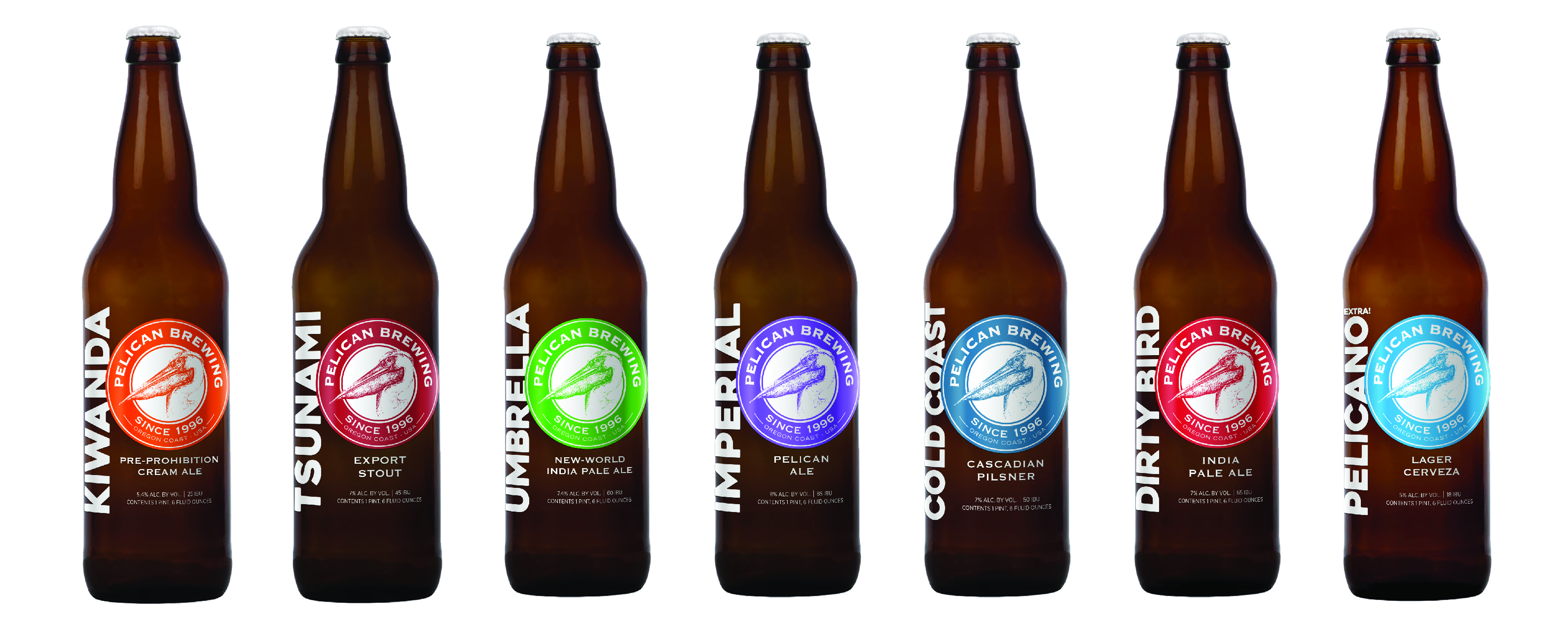 Pelican Brewing Company updates brand and packaging for a fresh, new look.