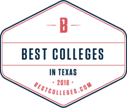 Best Colleges in Texas Seal