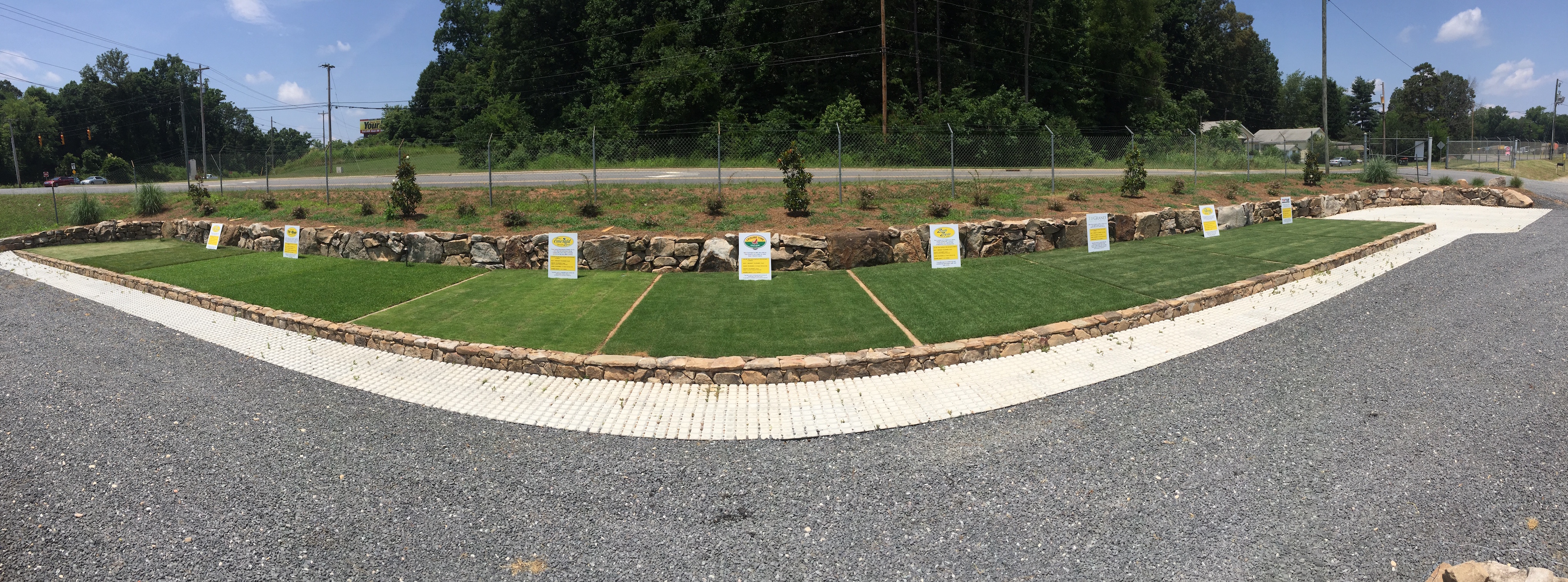 Panorama of Super-Sod of Charlotte's New Turfgrass Exhibition