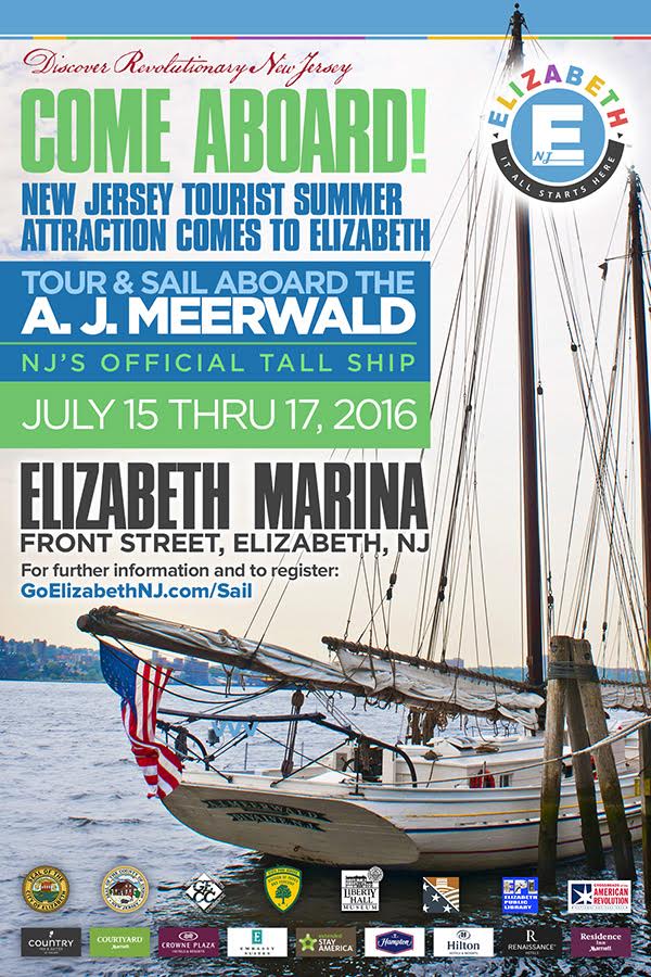 Elizabeth, NJ ~ AJ Meerwald Promotional Flyer