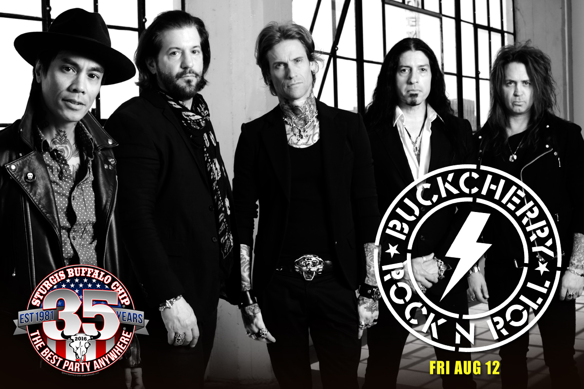 Buckcherry will perform at the Buffalo Chip on Friday, Aug. 12
