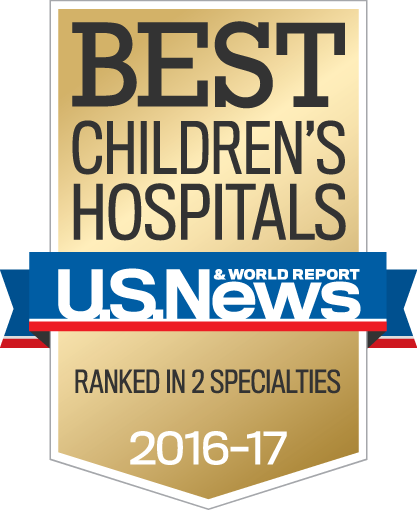 2016-2017 U.S. News 50 Best Children's Hospitals