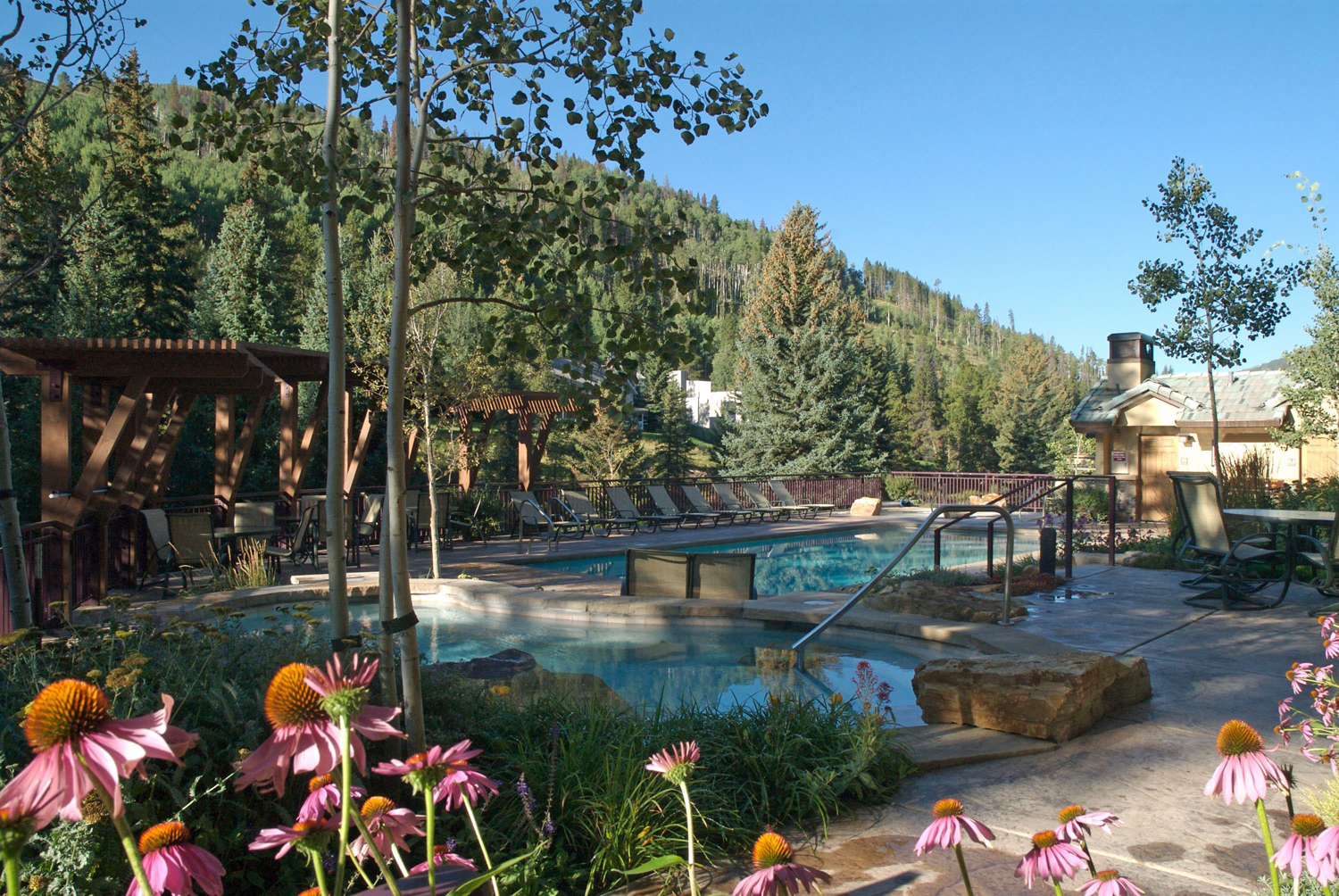Known for its prime location with a pool overlooking Gore Creek and Vail Mountain Resort, Antlers at Vail will continue its famous “The answer is yes, now what was the question?” guest policy.