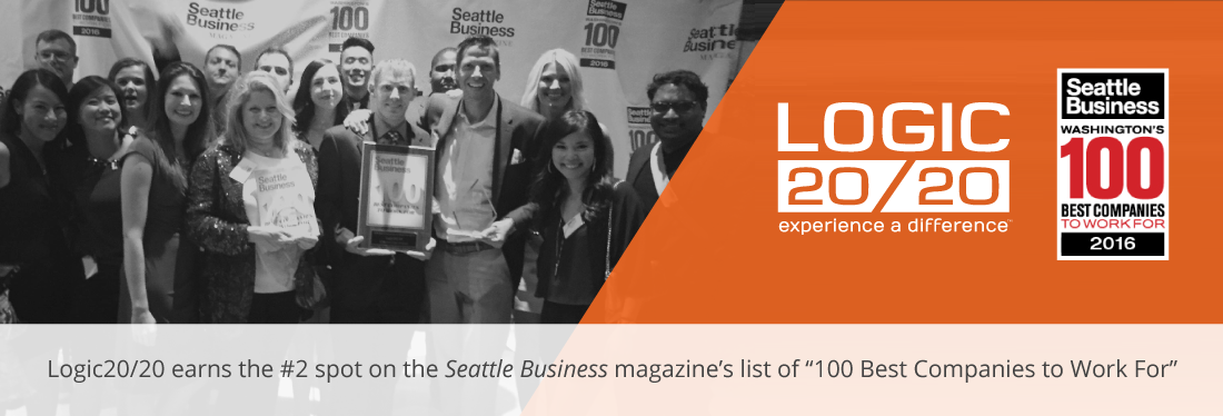 Logic20/20 ranks #2 for 100 Best Companies to Work For