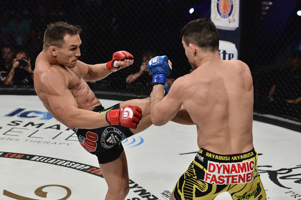 Monster Energy’s Michael Chandler becomes a two-time Bellator Lightweight Champion in the co-main event at Bellator: Dynamite 2