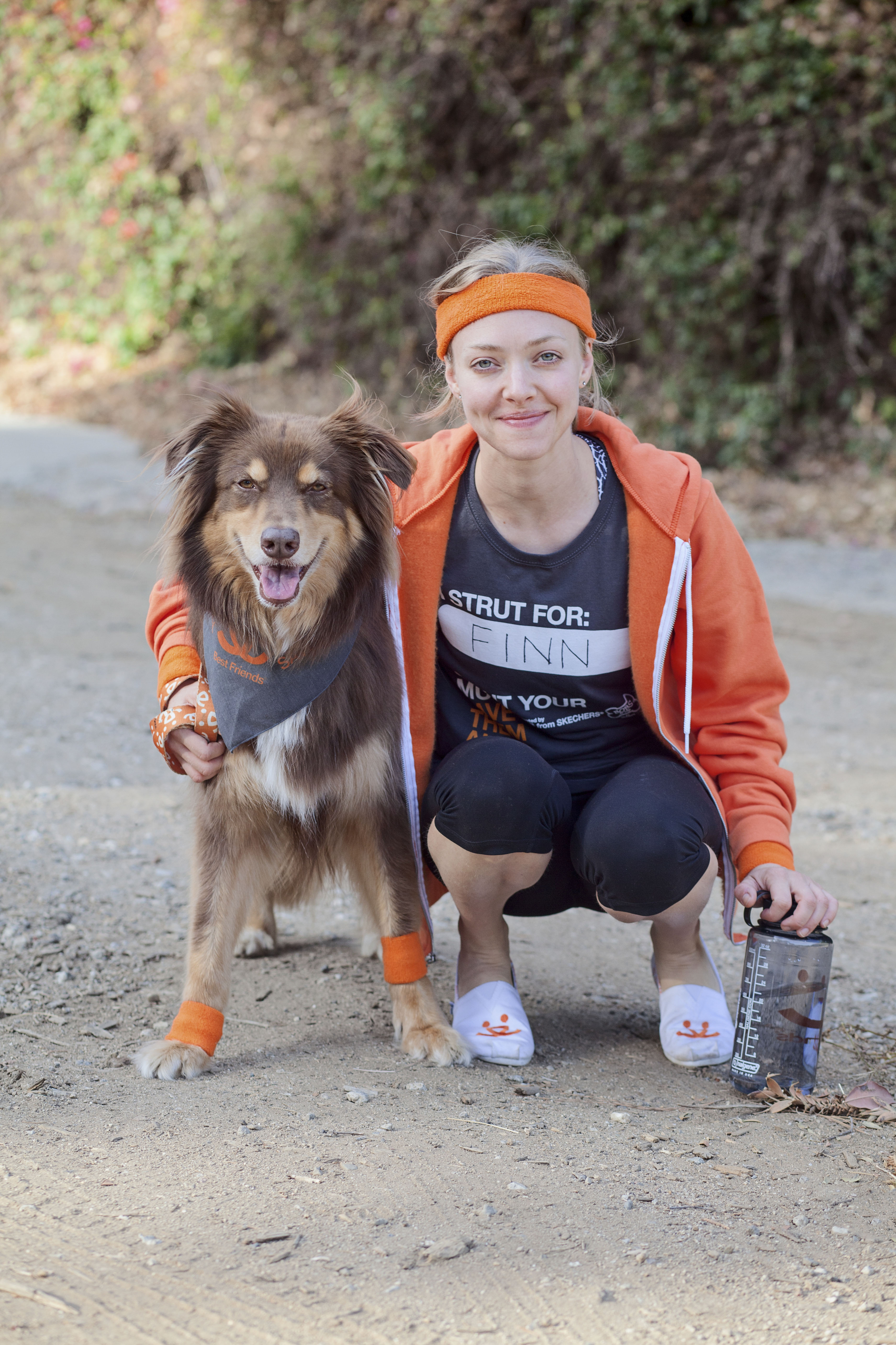 Best Friends Animal Society excited to be partnering with Amanda Seyfried and Finn to spread the word about this year’s Strut Your Mutt events, presented by BOBS from Skechers.