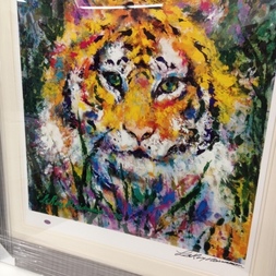 Visit BNO.com to bid on "Portrait of a Tiger" by Leroy Neiman