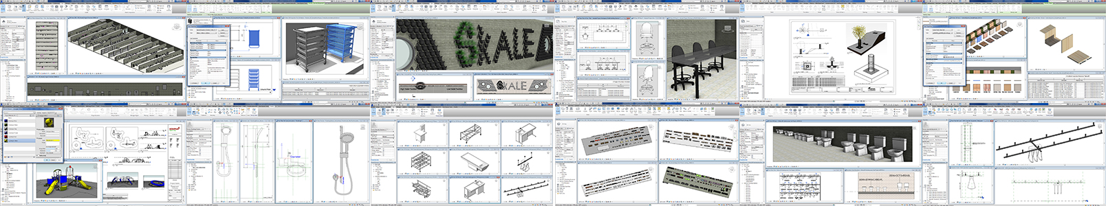 Images of Revit content created.