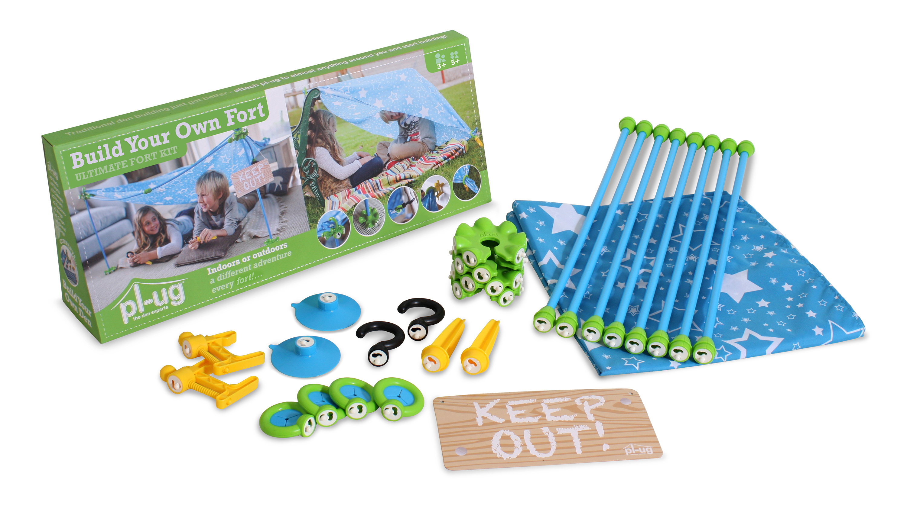 The ULTIMATE Build Your Own Fort kit from PL-UG