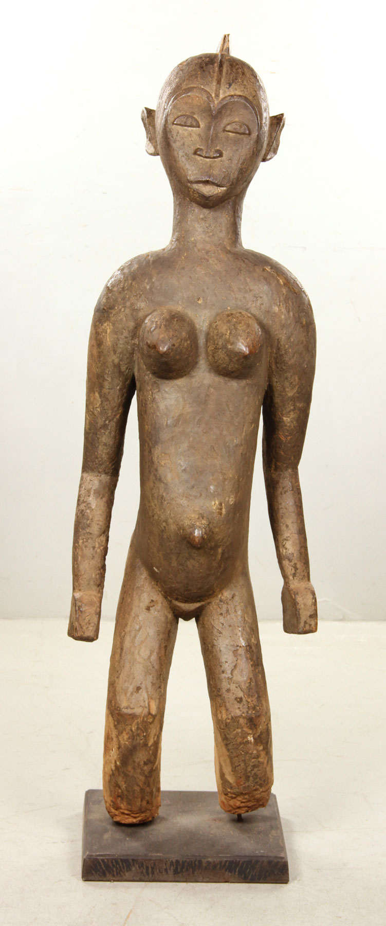 Nigerian Tiv Carved Large Female Figure
