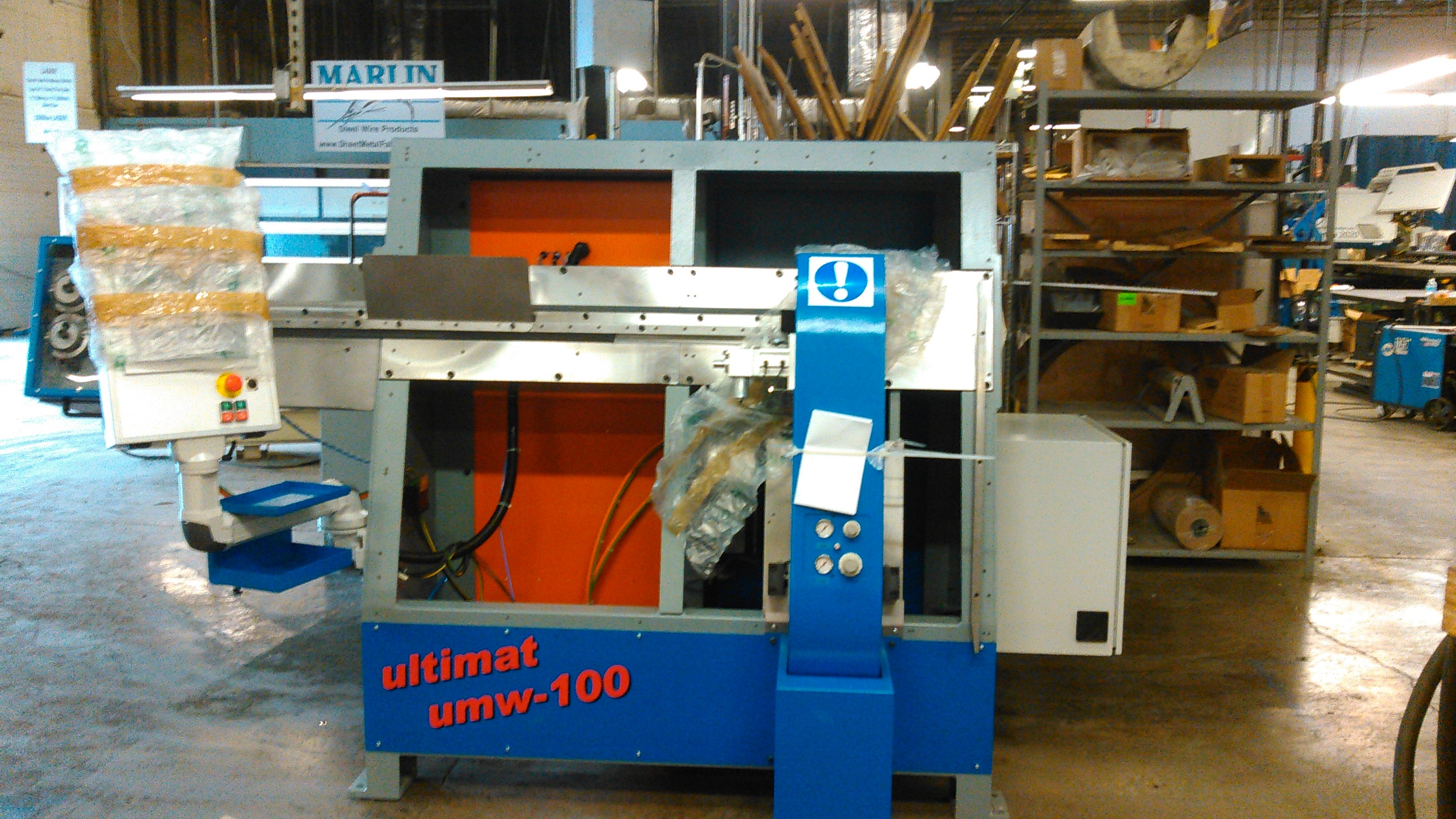 Machines such as Marlin's UMW-100 provides American manufacturers with a significant advantage over foreign companies that rely mostly on unskilled manual labor to create commodity metal forms.