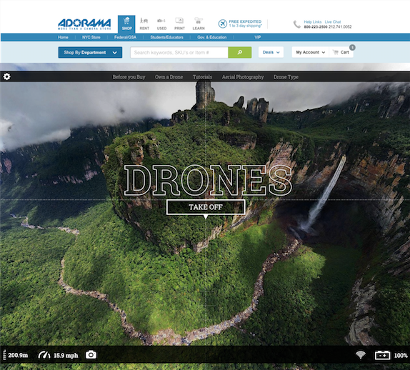 Adorama Drone Experience