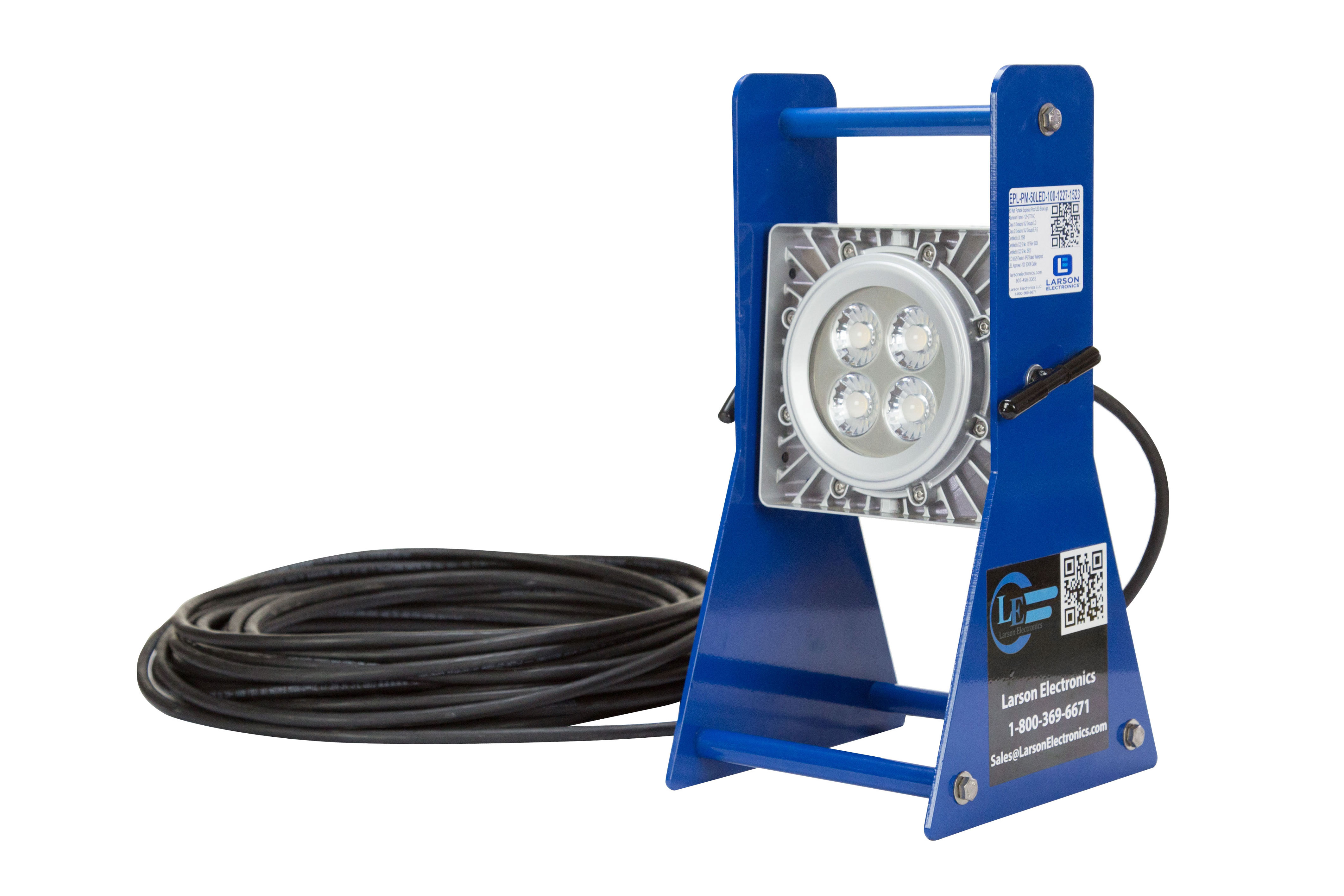 Portable Explosion Proof LED Work Light with 100' Cord