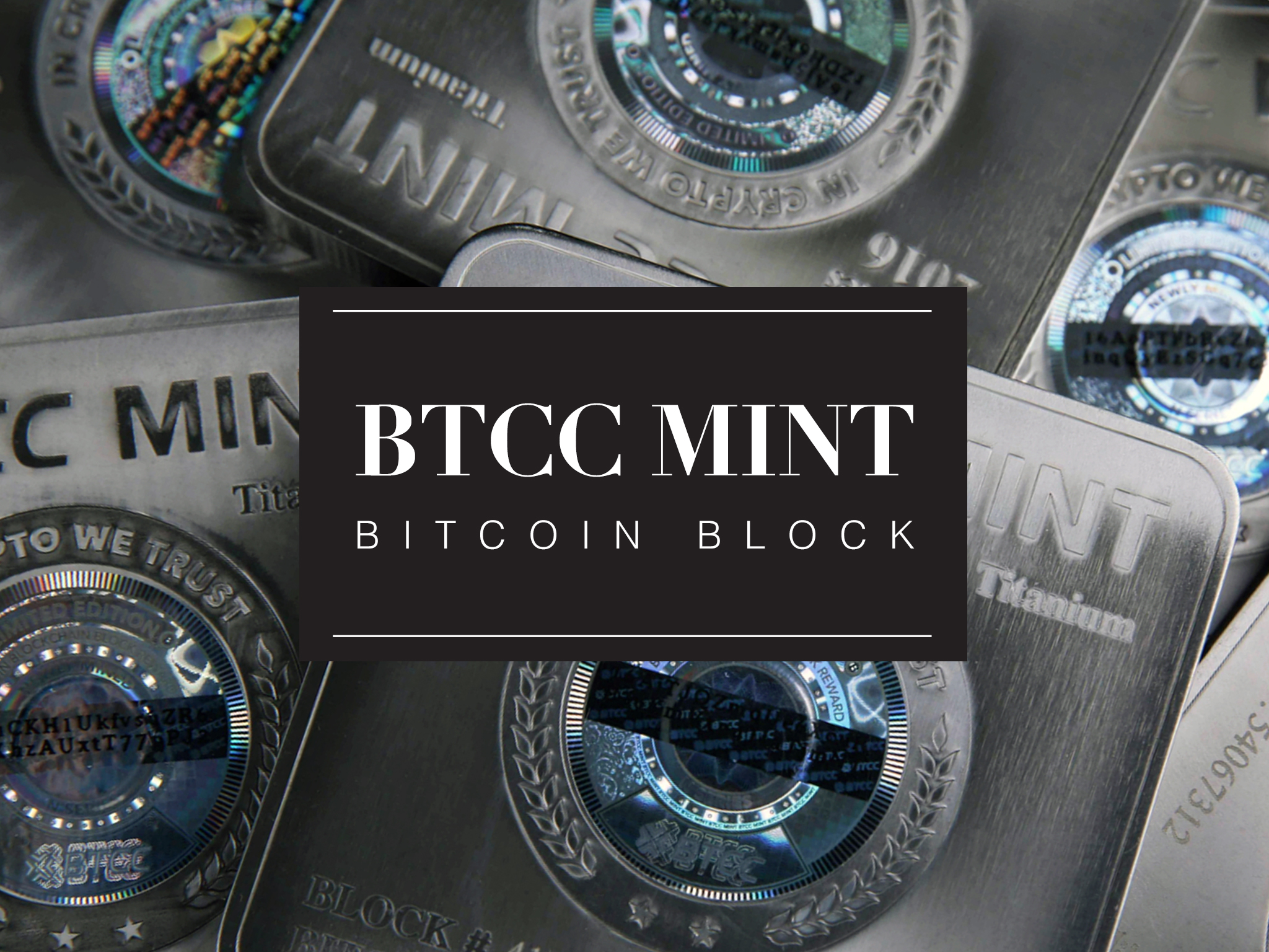 BTCC Mint Bitcoin Block Official Graphic