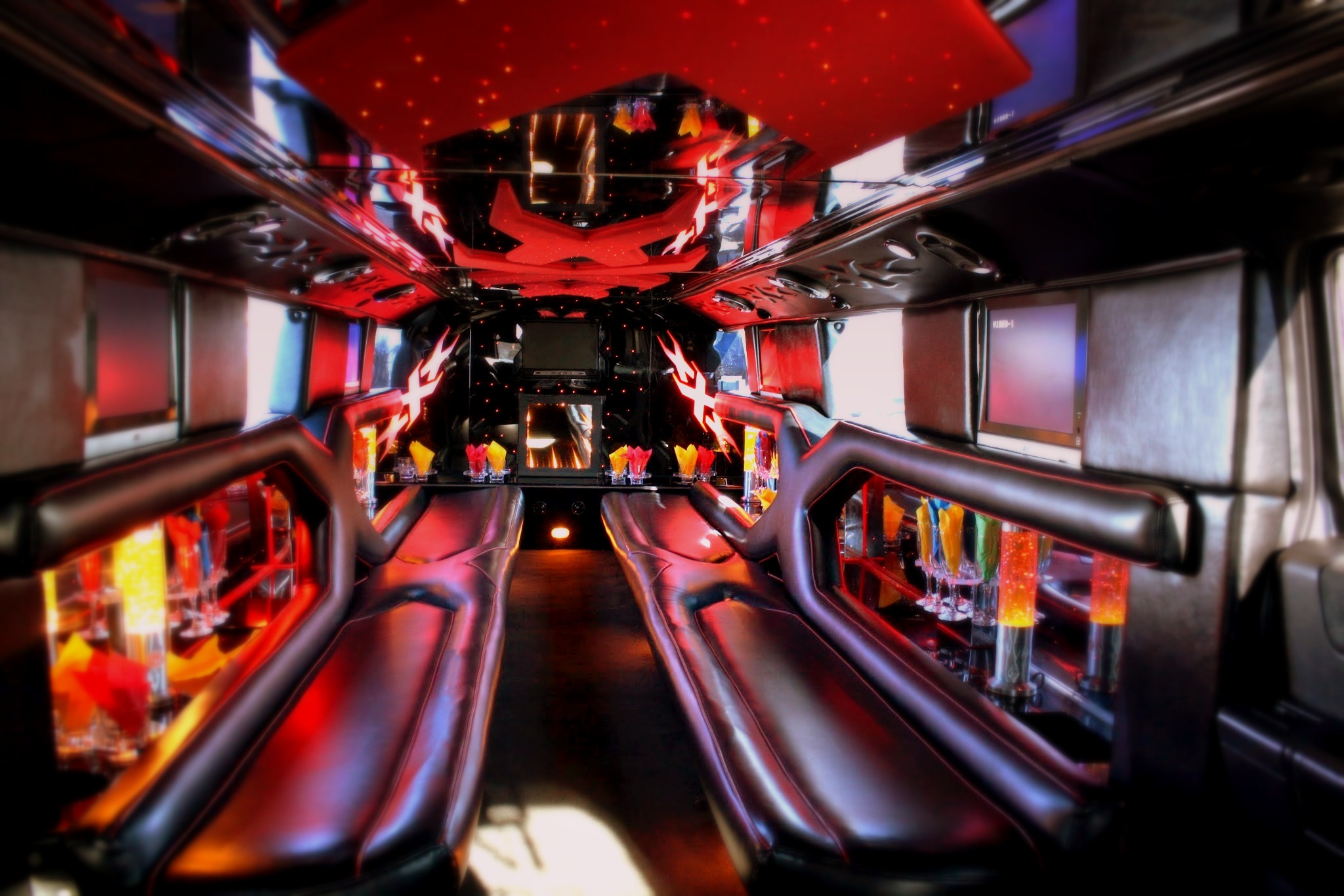 Interior Of Party Bus