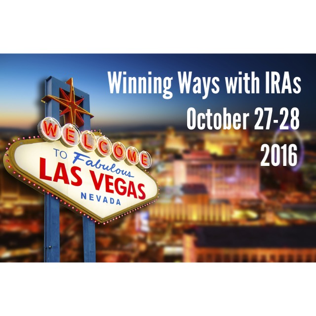 Self-directed IRA conference - Las Vegas, 2016