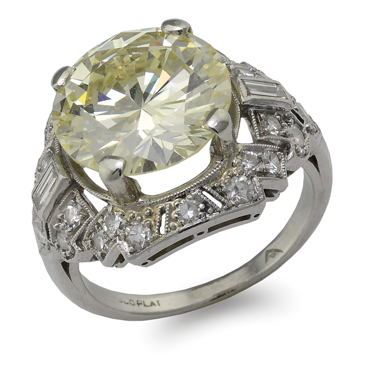 PLATINUM CAPE DIAMOND RING REALIZED $20,145.