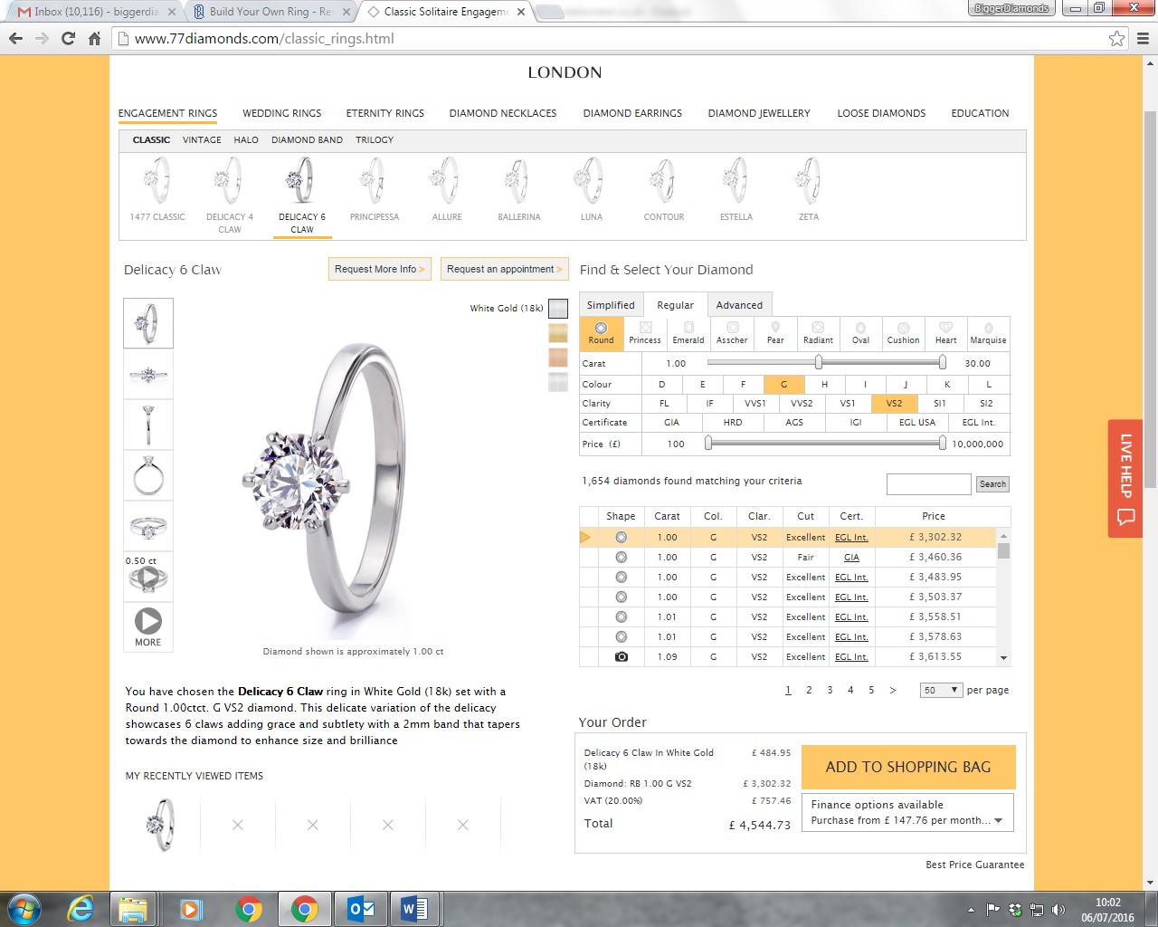 engagement ring website