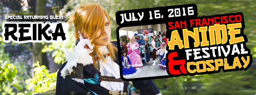 2016 SF Anime Festival and Cosplay Banner