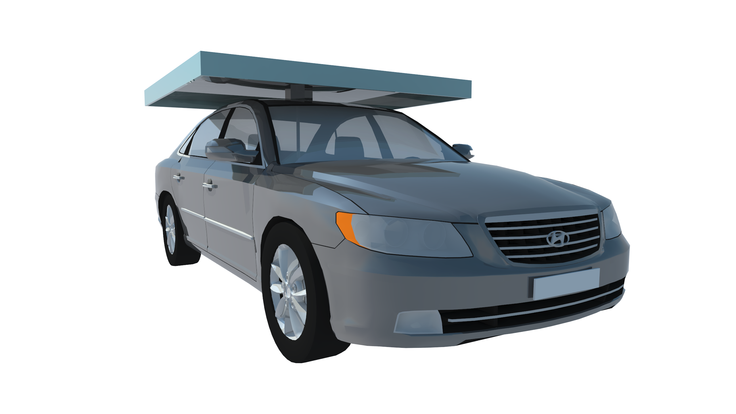 The Electronic Car Umbrella is an automobile invention designed to provide a portable and automatic shade for a vehicle.
