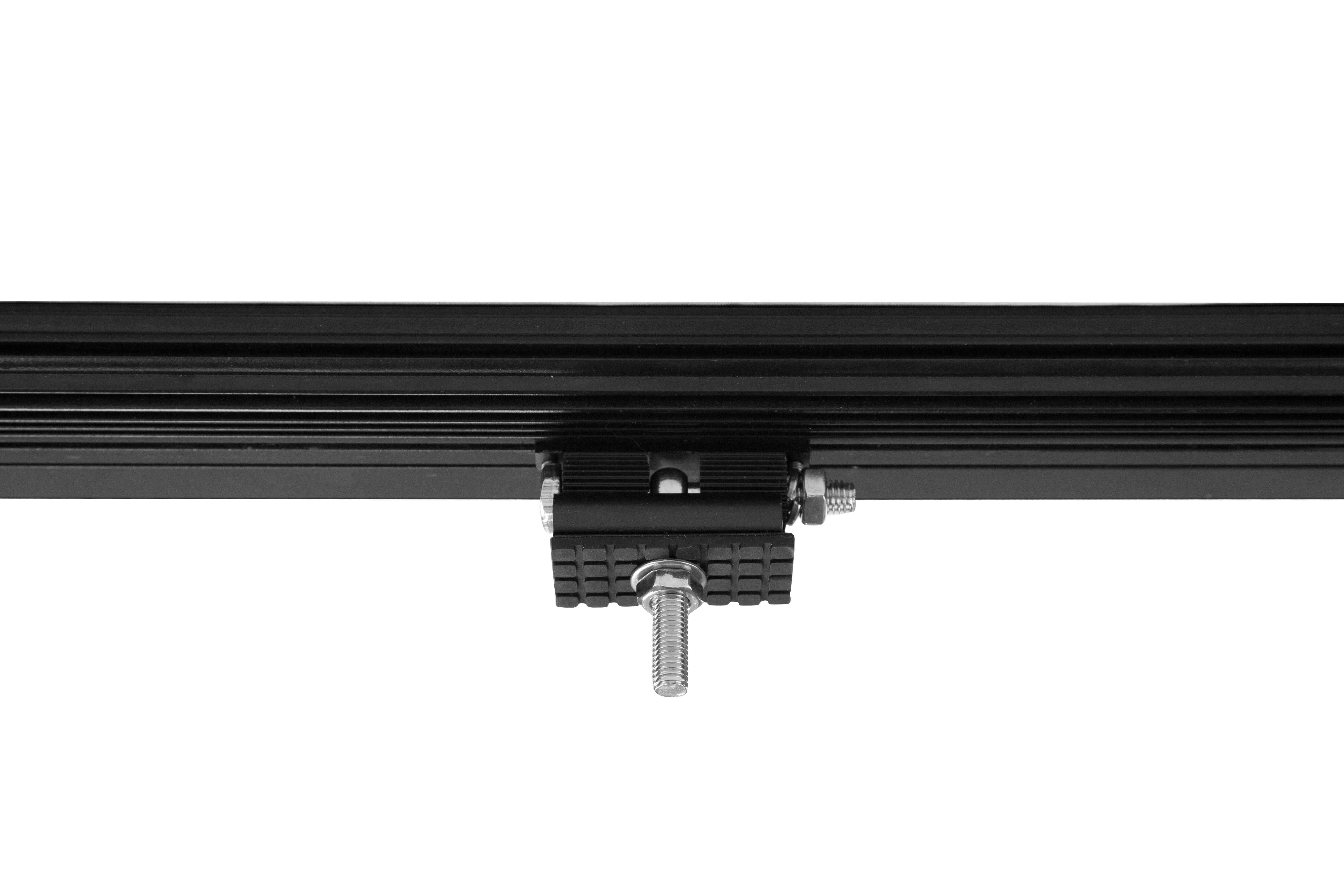 Adjustable Aluminum L-Brackets that Attach to Ends of Light Bars