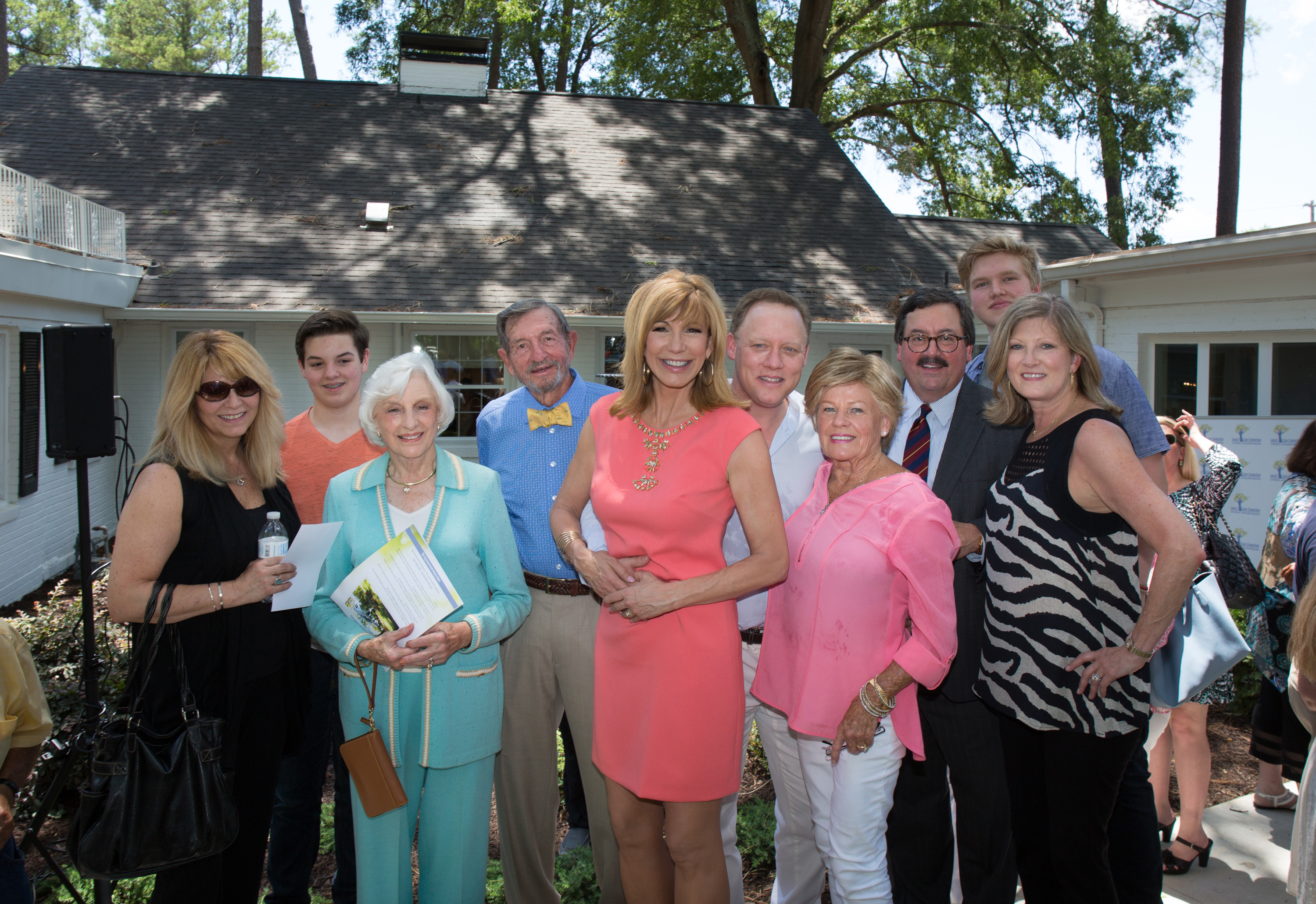 A Family Affair! Leeza Gibbons celebrates the opening of LEEZA’S CARE CONNECTION with her family in Irmo, SC. Photo by Jeff Amberg.