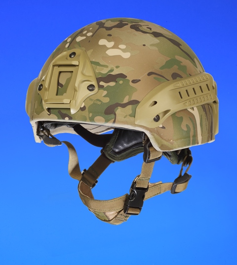 Morgan’s D30 ultra-lightweight combat helment used in defence applications