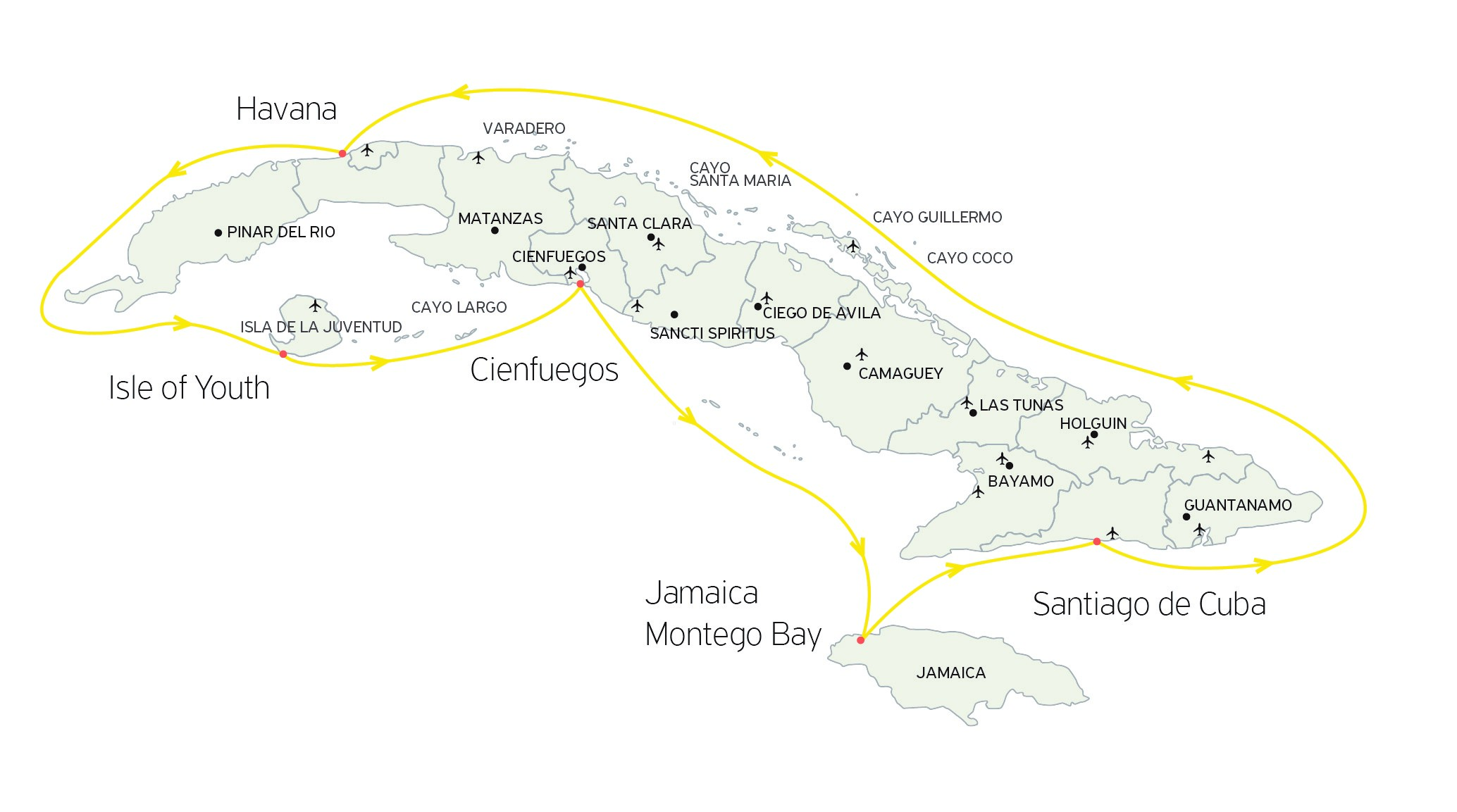 Celestyal Cruises Cuba Itinerary