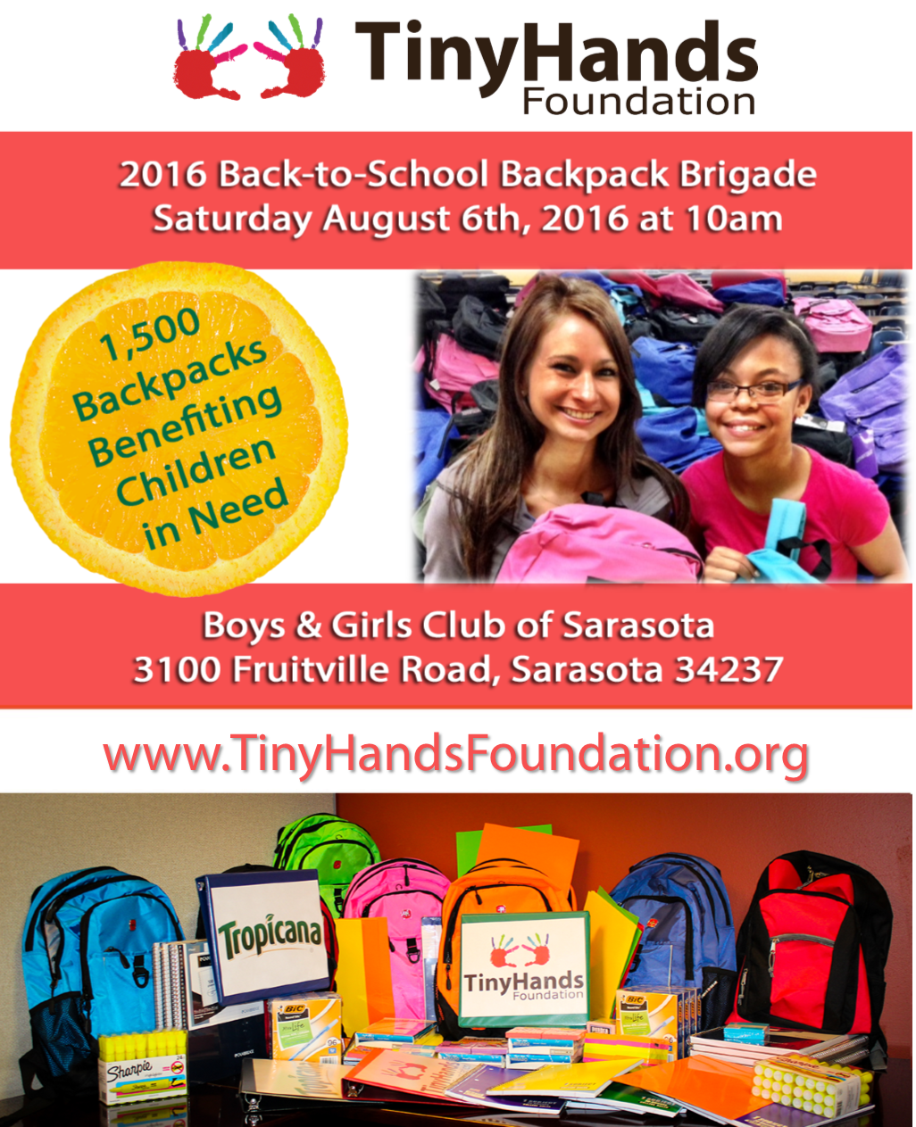 2016 Back-to-School Backpack Brigade