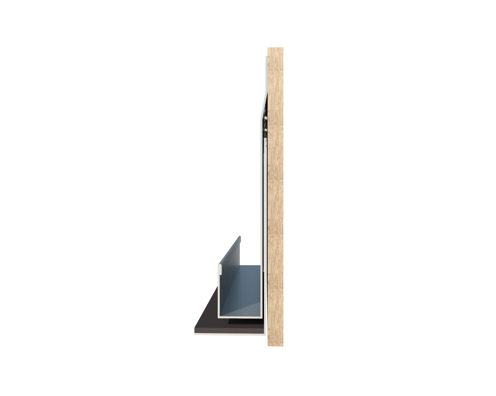 The Universal Step Flashing Channel eliminates these problems by installing the nail above the step-flashing